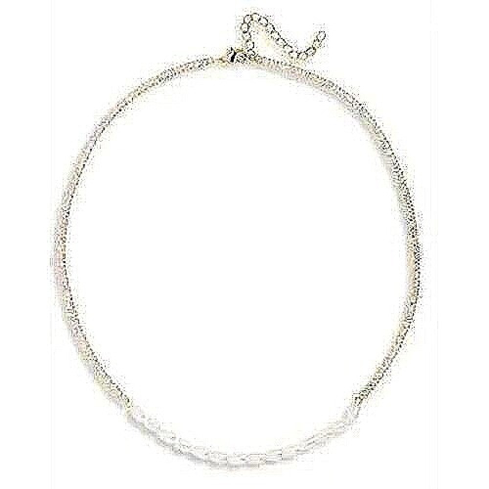 Nordstrom Rack Pearl Chain Necklace Women Small Gold New Dainty Layering Choker - Picture 2 of 4